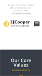 Mobile Screenshot of ljcoopertax.com