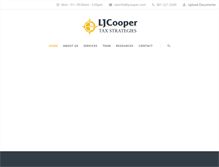 Tablet Screenshot of ljcoopertax.com